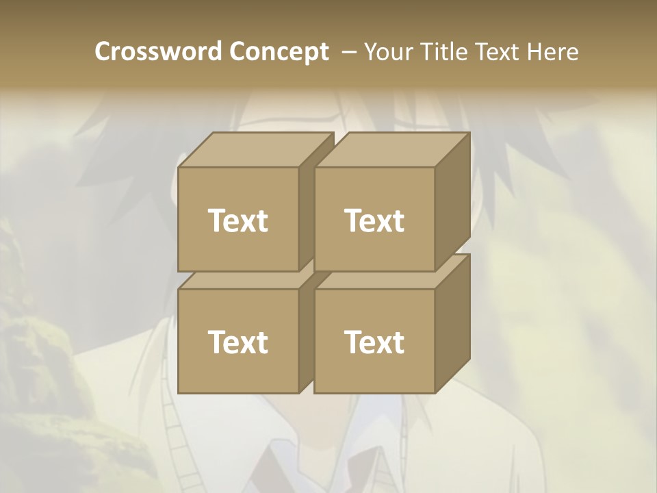 A Man With A Tie Standing In Front Of A Tree PowerPoint Template