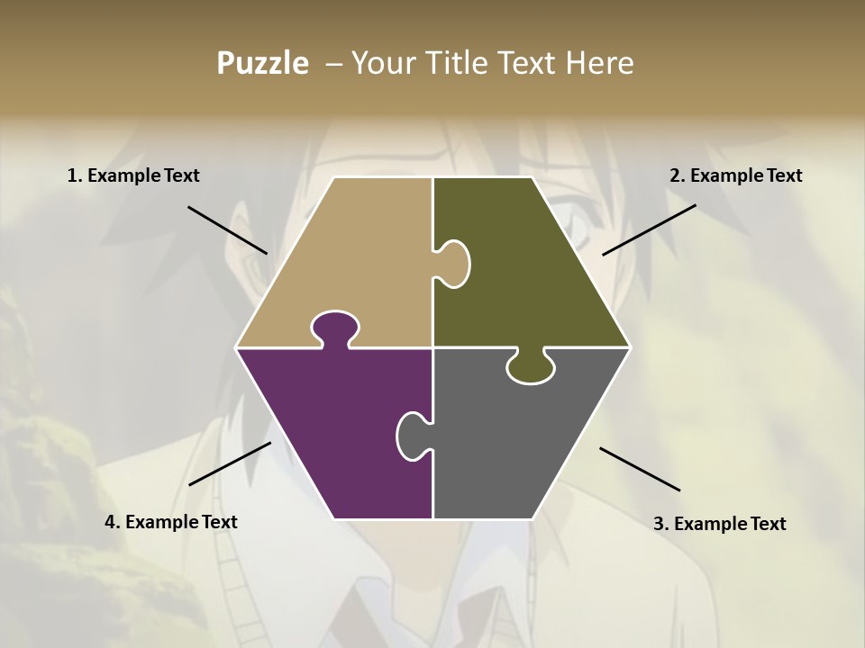 A Man With A Tie Standing In Front Of A Tree PowerPoint Template