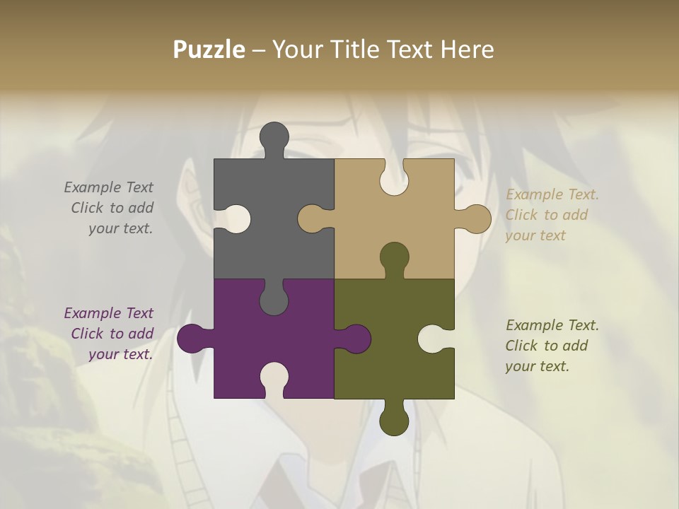 A Man With A Tie Standing In Front Of A Tree PowerPoint Template