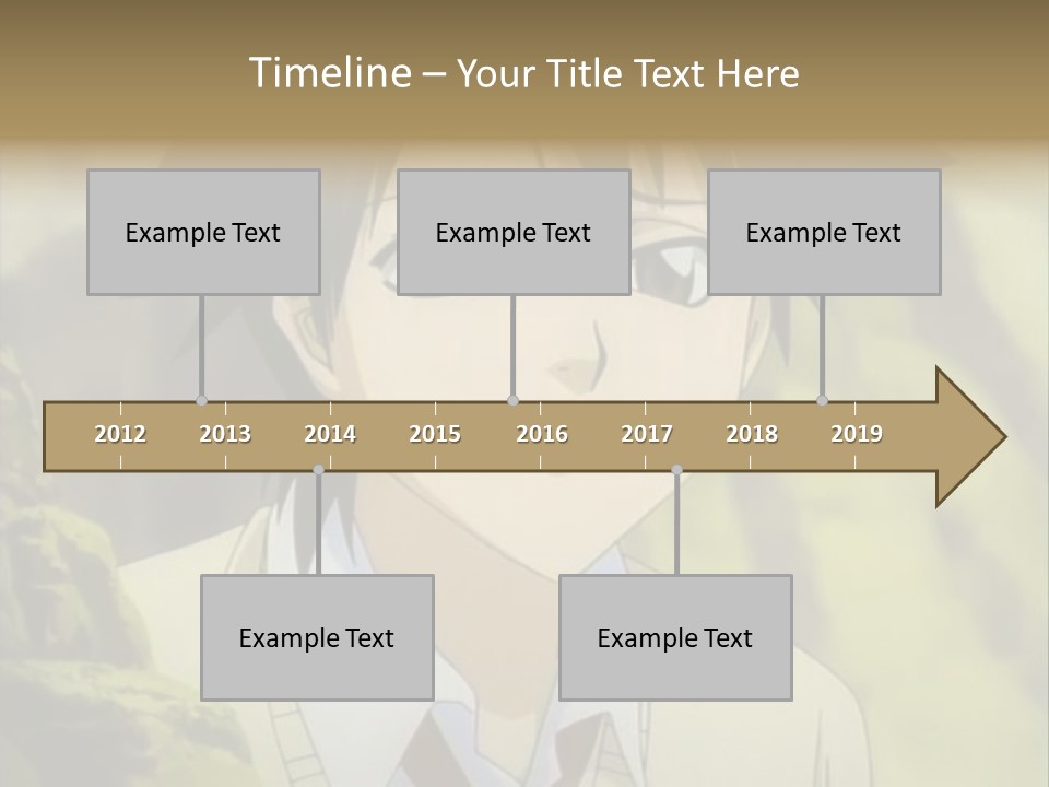 A Man With A Tie Standing In Front Of A Tree PowerPoint Template