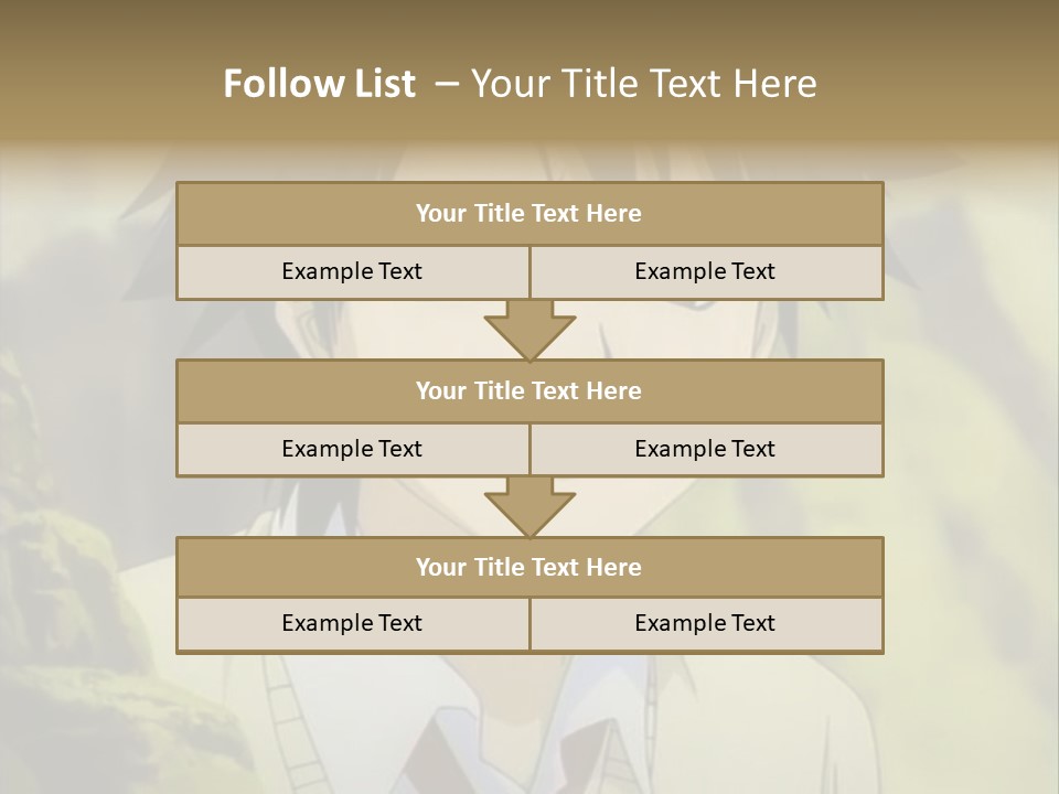 A Man With A Tie Standing In Front Of A Tree PowerPoint Template