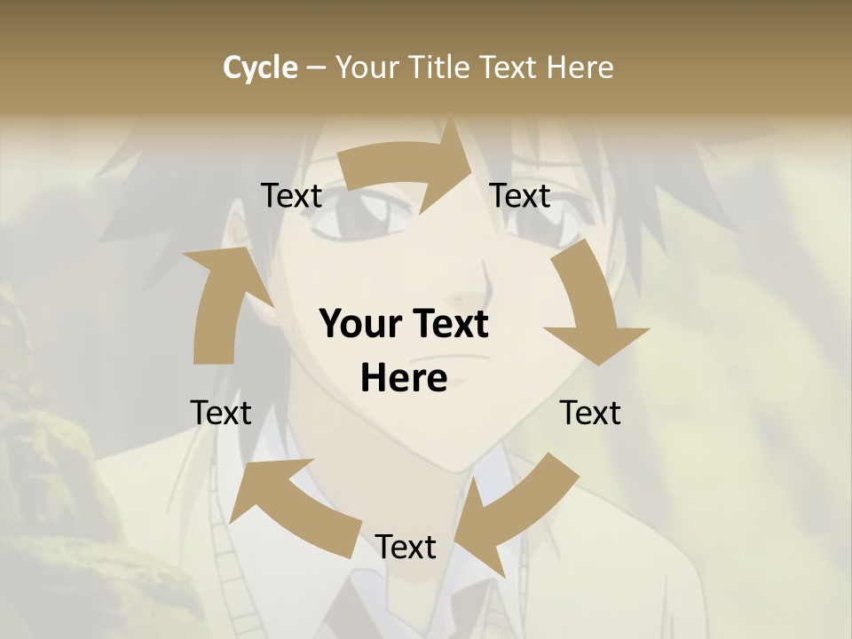 A Man With A Tie Standing In Front Of A Tree PowerPoint Template