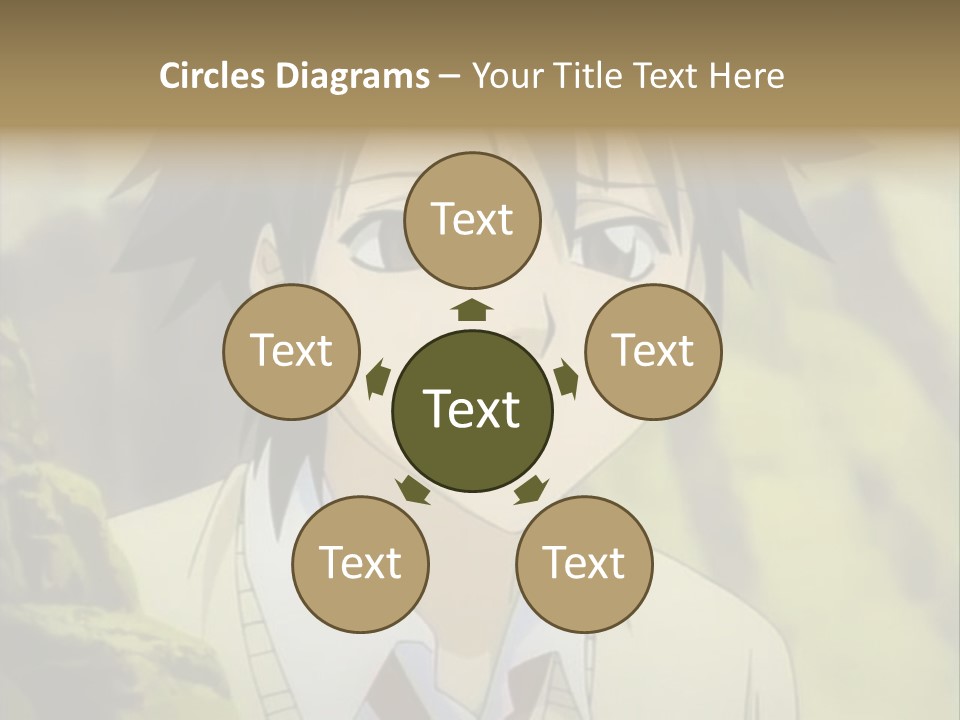 A Man With A Tie Standing In Front Of A Tree PowerPoint Template