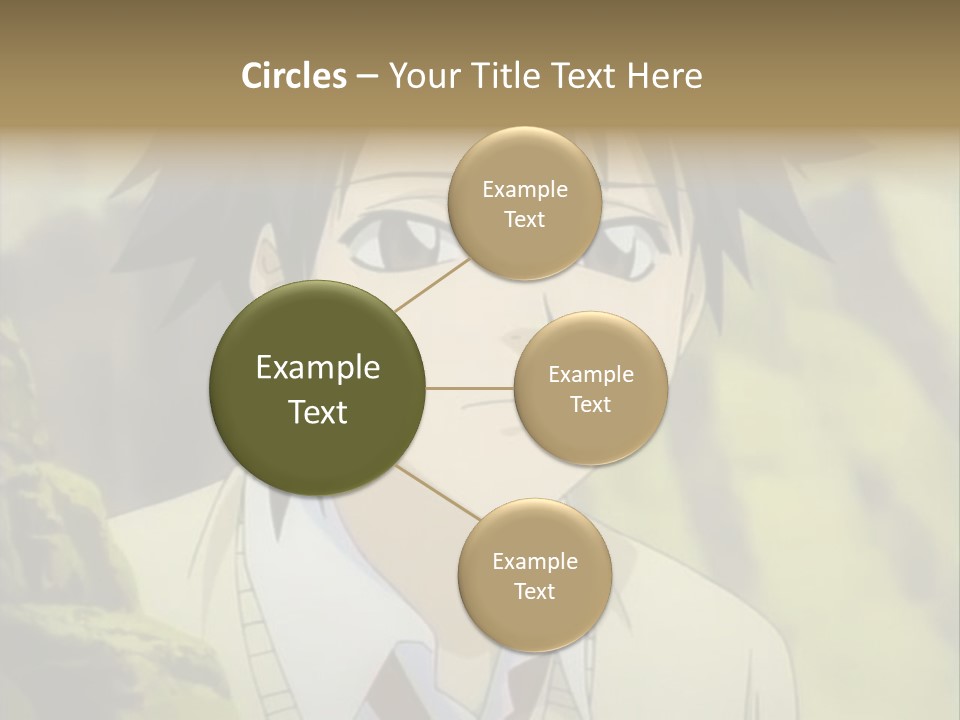 A Man With A Tie Standing In Front Of A Tree PowerPoint Template