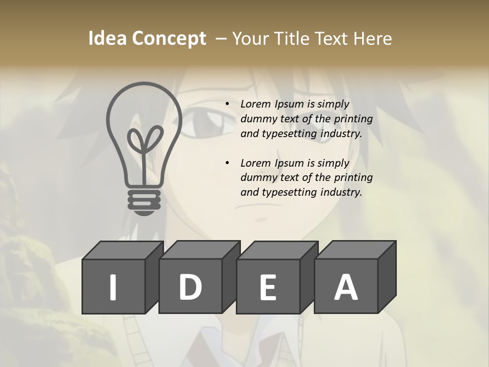 A Man With A Tie Standing In Front Of A Tree PowerPoint Template