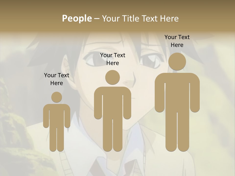 A Man With A Tie Standing In Front Of A Tree PowerPoint Template