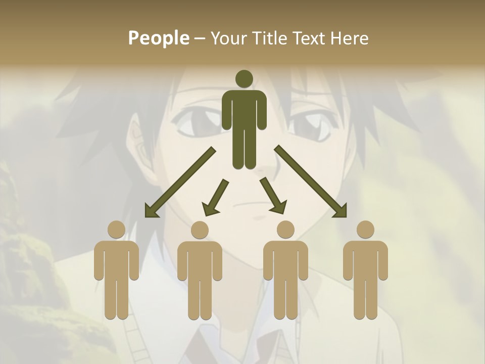 A Man With A Tie Standing In Front Of A Tree PowerPoint Template
