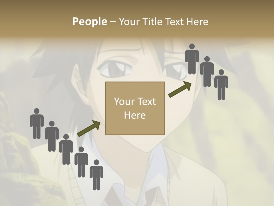 A Man With A Tie Standing In Front Of A Tree PowerPoint Template