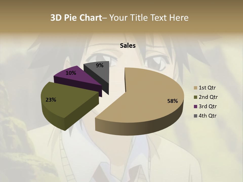 A Man With A Tie Standing In Front Of A Tree PowerPoint Template
