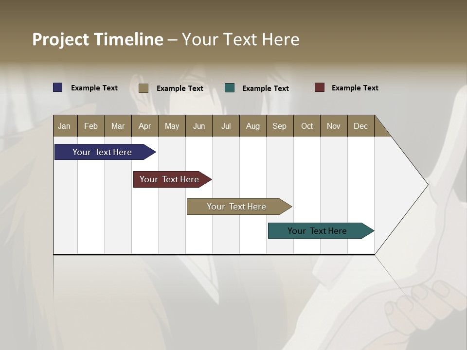A Man With Red Hair Holding A White Object PowerPoint Template