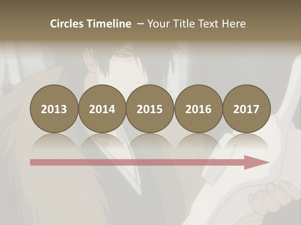 A Man With Red Hair Holding A White Object PowerPoint Template