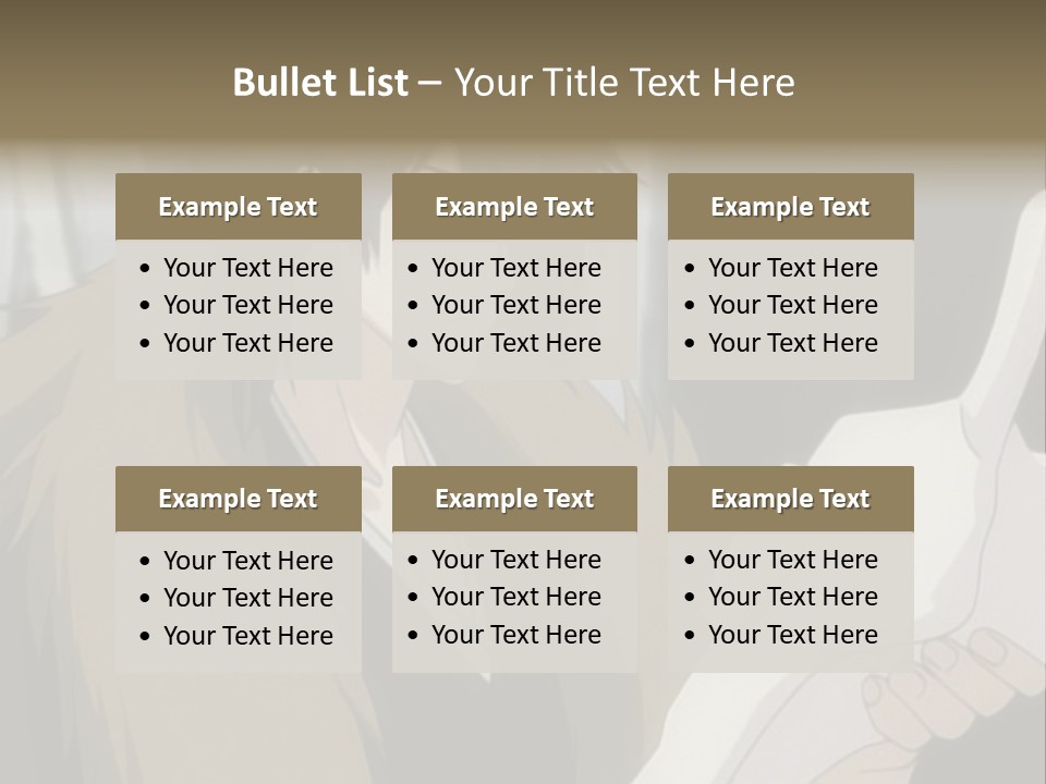 A Man With Red Hair Holding A White Object PowerPoint Template