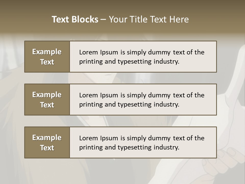 A Man With Red Hair Holding A White Object PowerPoint Template