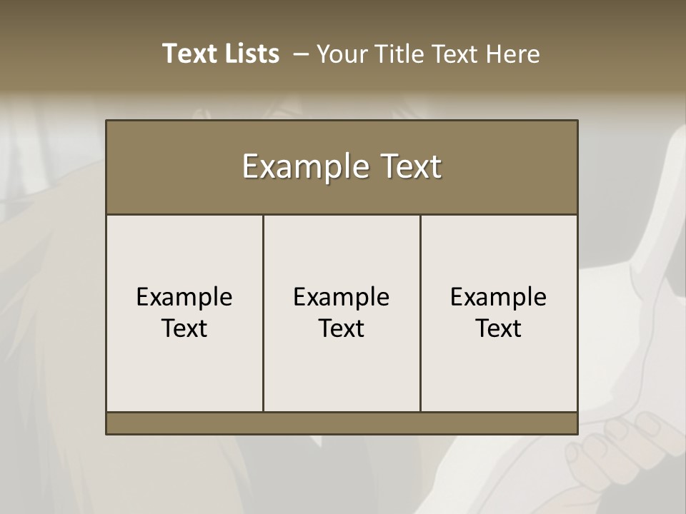 A Man With Red Hair Holding A White Object PowerPoint Template