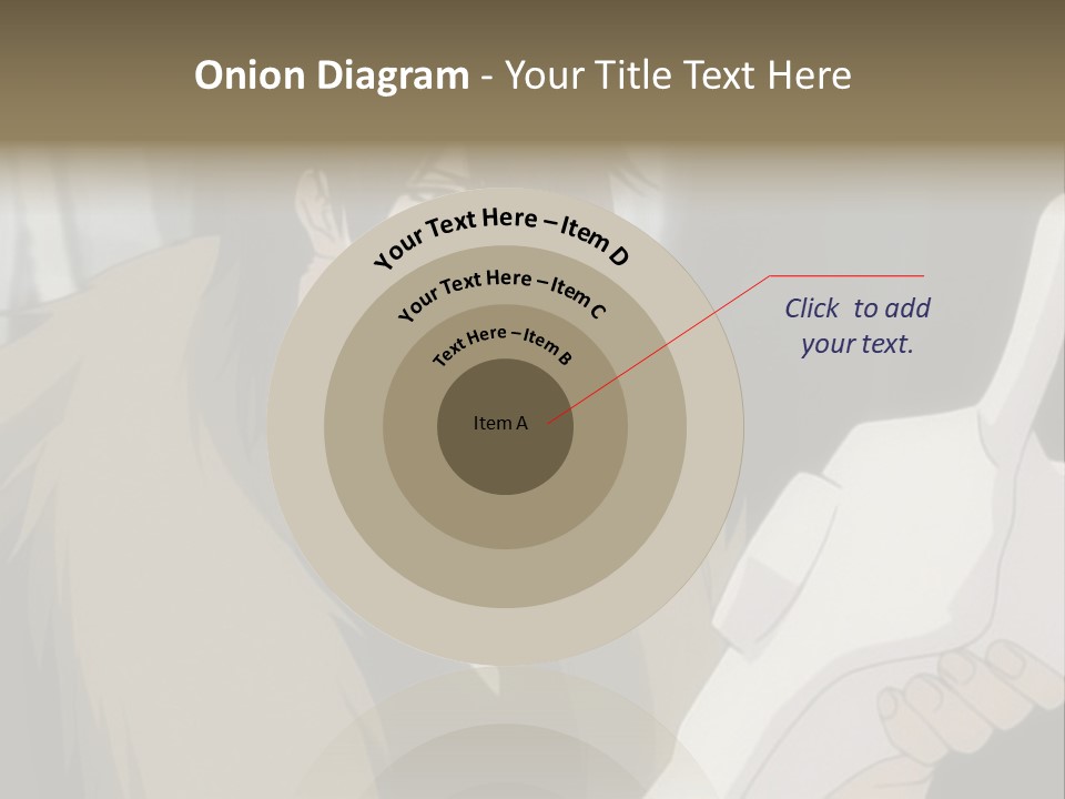 A Man With Red Hair Holding A White Object PowerPoint Template