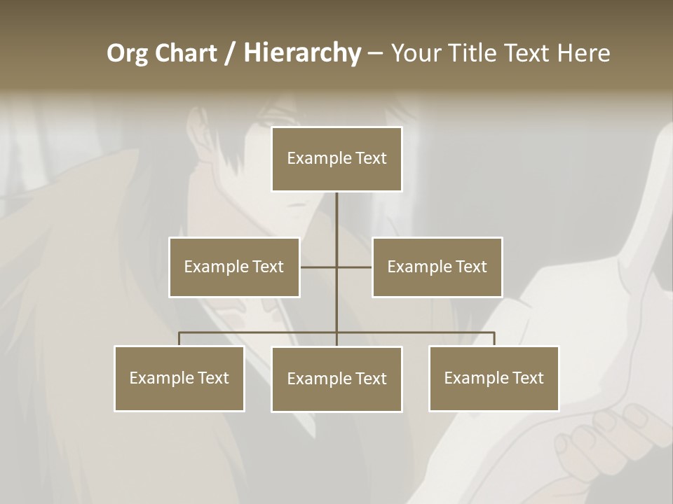 A Man With Red Hair Holding A White Object PowerPoint Template