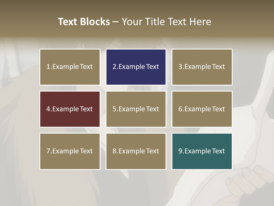 A Man With Red Hair Holding A White Object PowerPoint Template