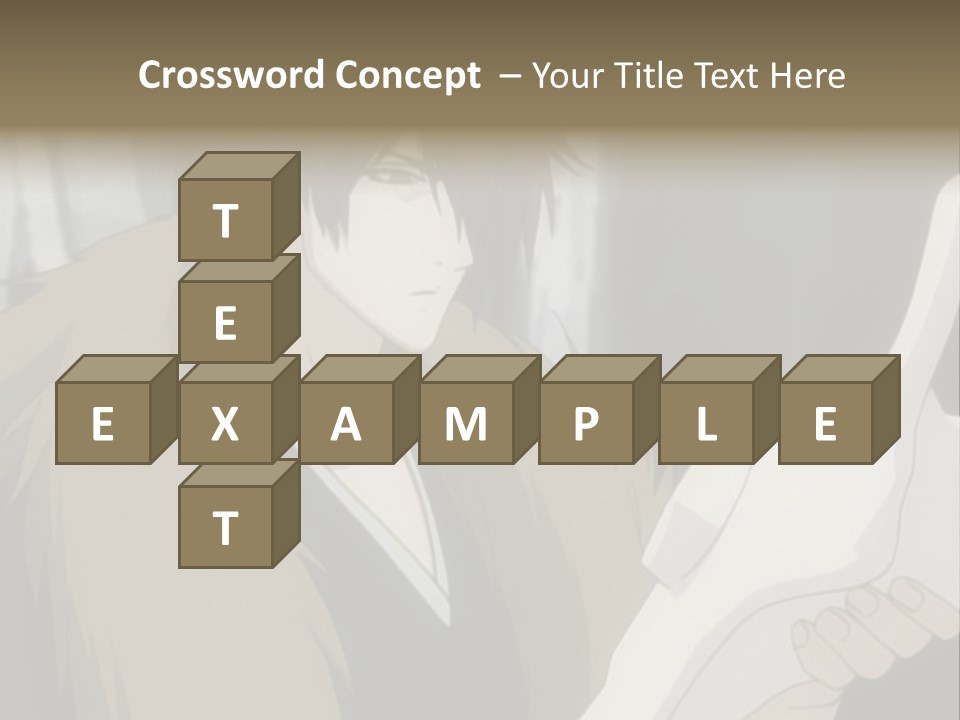 A Man With Red Hair Holding A White Object PowerPoint Template