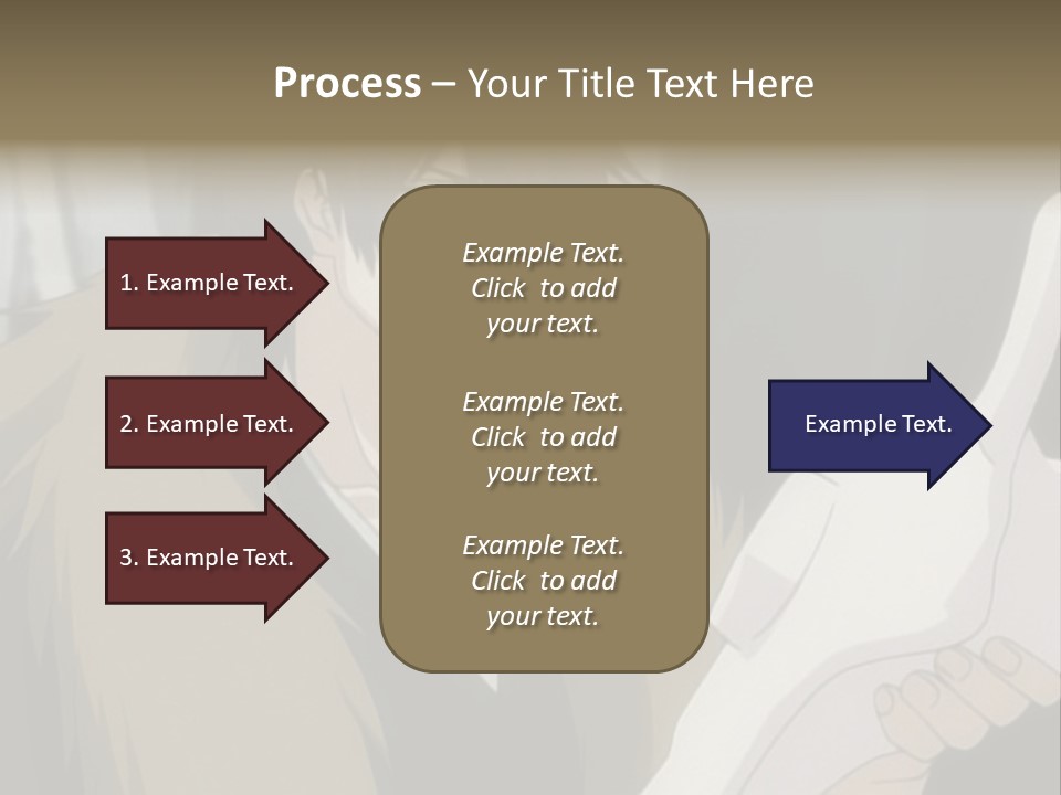 A Man With Red Hair Holding A White Object PowerPoint Template