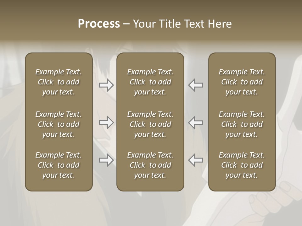 A Man With Red Hair Holding A White Object PowerPoint Template