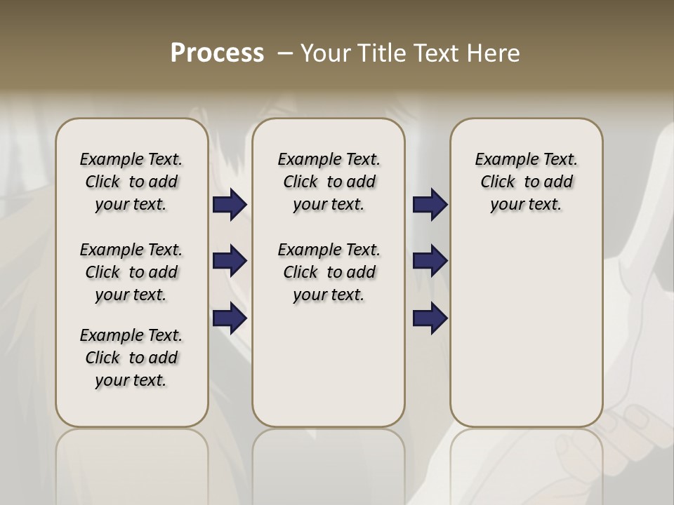 A Man With Red Hair Holding A White Object PowerPoint Template