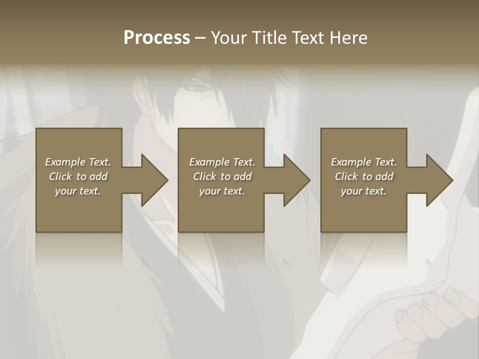 A Man With Red Hair Holding A White Object PowerPoint Template