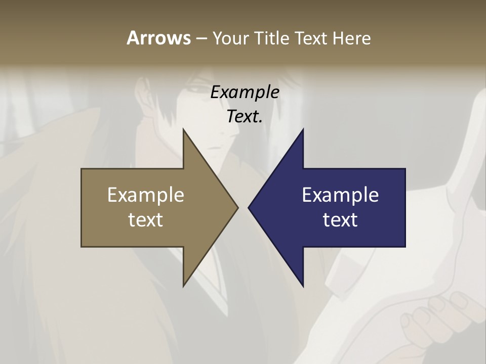 A Man With Red Hair Holding A White Object PowerPoint Template