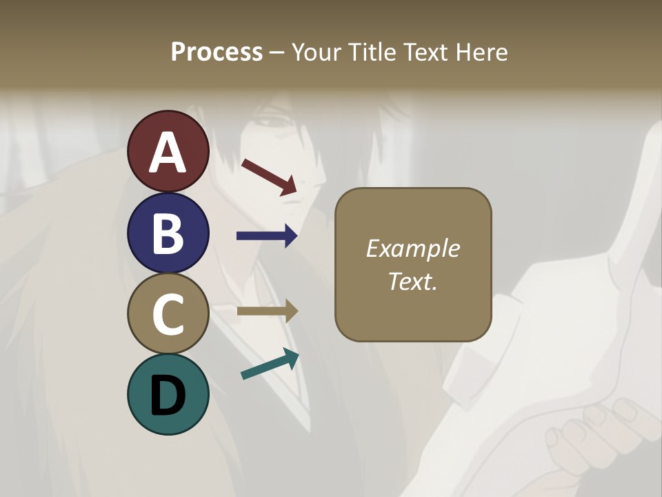 A Man With Red Hair Holding A White Object PowerPoint Template