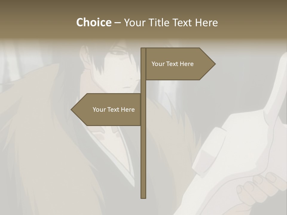 A Man With Red Hair Holding A White Object PowerPoint Template