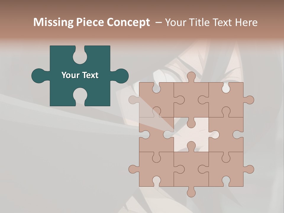 A Woman With Black Hair And Blue Eyes Is Looking At The Camera PowerPoint Template