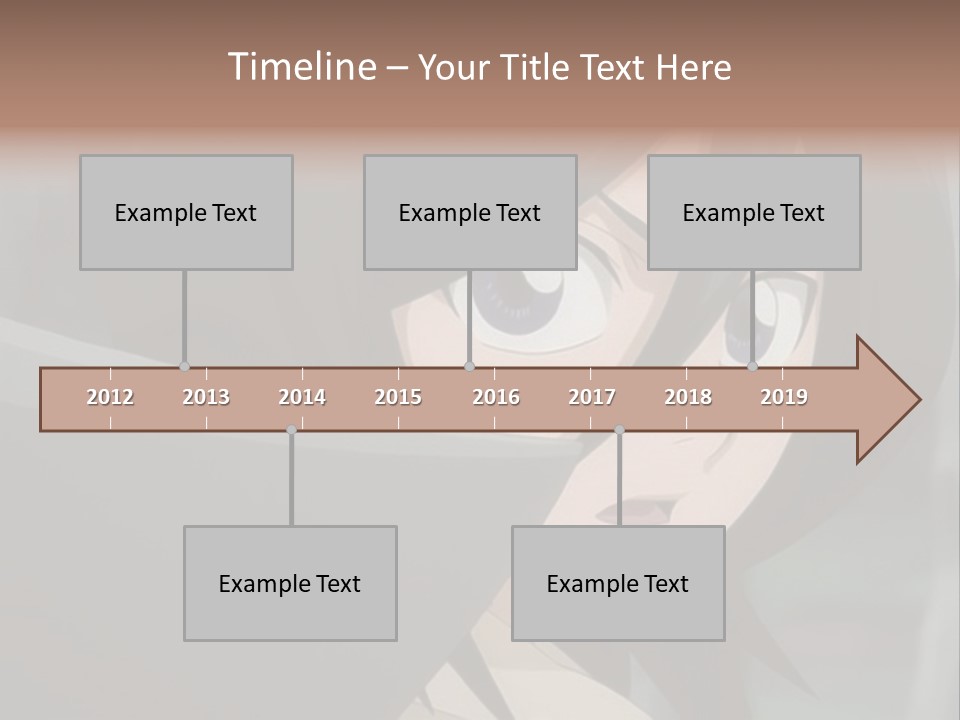 A Woman With Black Hair And Blue Eyes Is Looking At The Camera PowerPoint Template