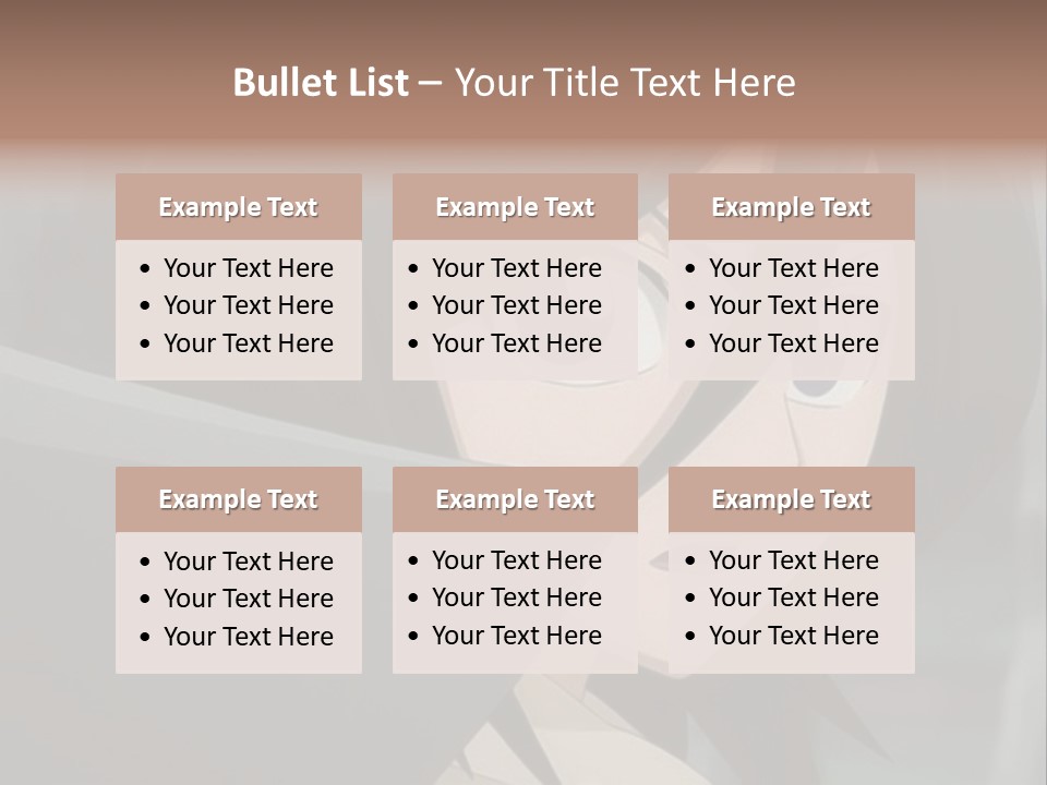 A Woman With Black Hair And Blue Eyes Is Looking At The Camera PowerPoint Template