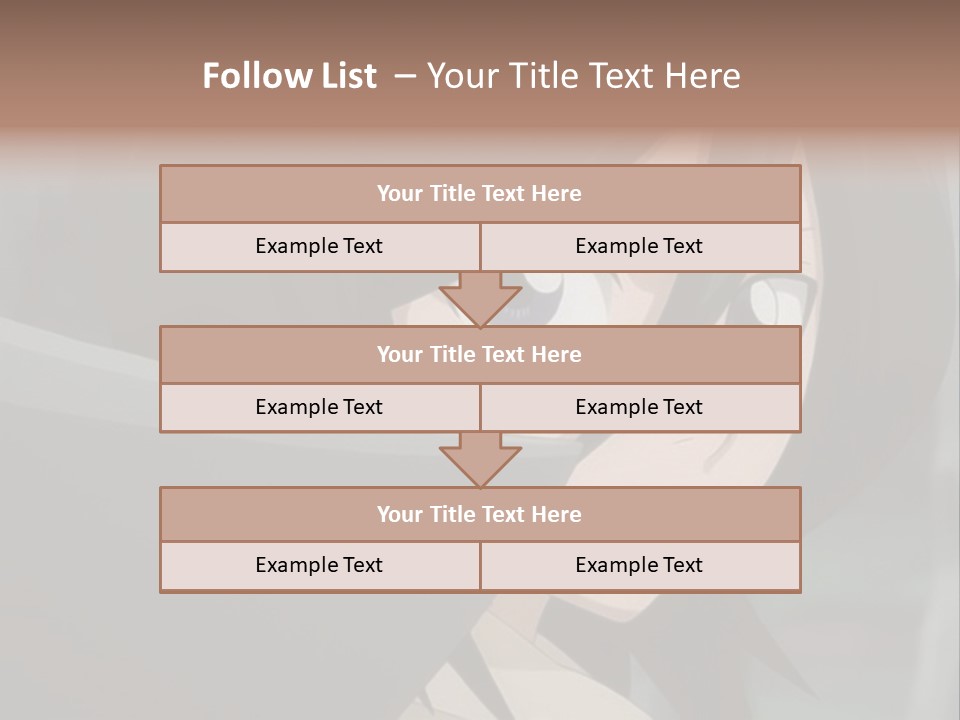A Woman With Black Hair And Blue Eyes Is Looking At The Camera PowerPoint Template
