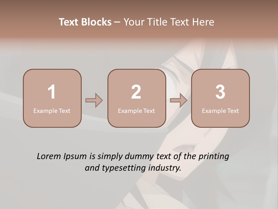 A Woman With Black Hair And Blue Eyes Is Looking At The Camera PowerPoint Template