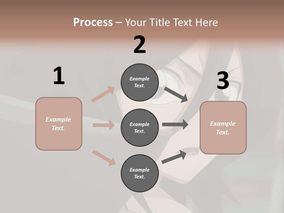 A Woman With Black Hair And Blue Eyes Is Looking At The Camera PowerPoint Template