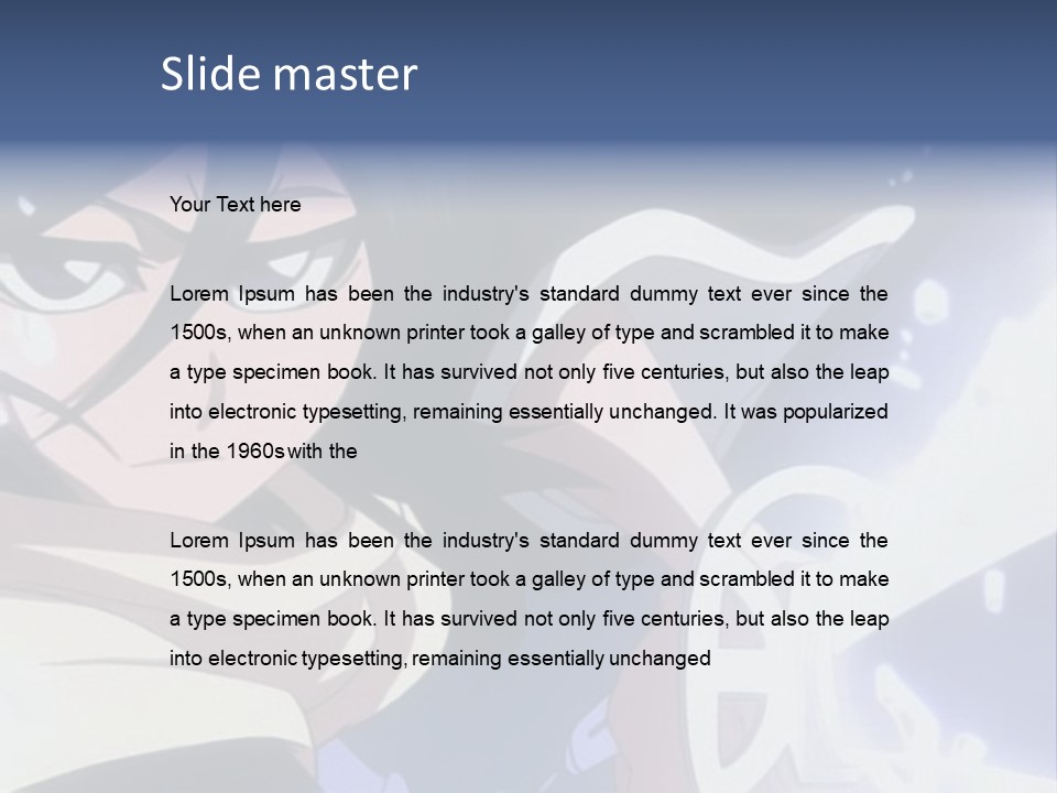 A Woman With A Clock In Her Hand PowerPoint Template