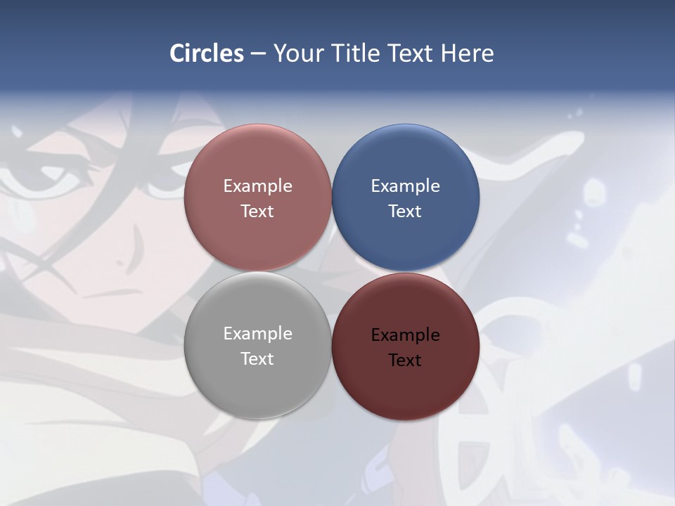 A Woman With A Clock In Her Hand PowerPoint Template