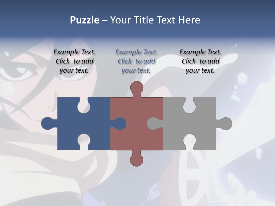 A Woman With A Clock In Her Hand PowerPoint Template