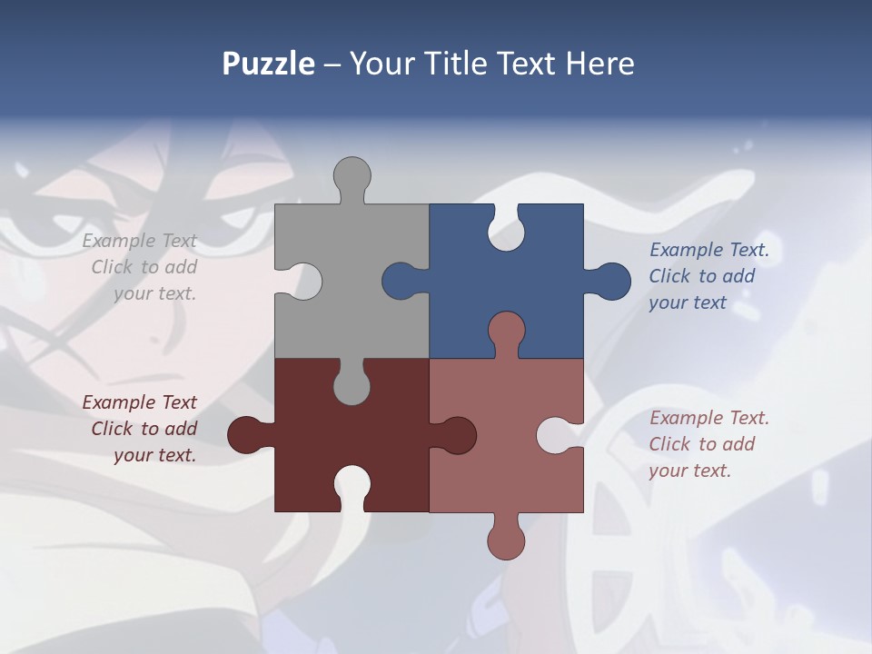 A Woman With A Clock In Her Hand PowerPoint Template