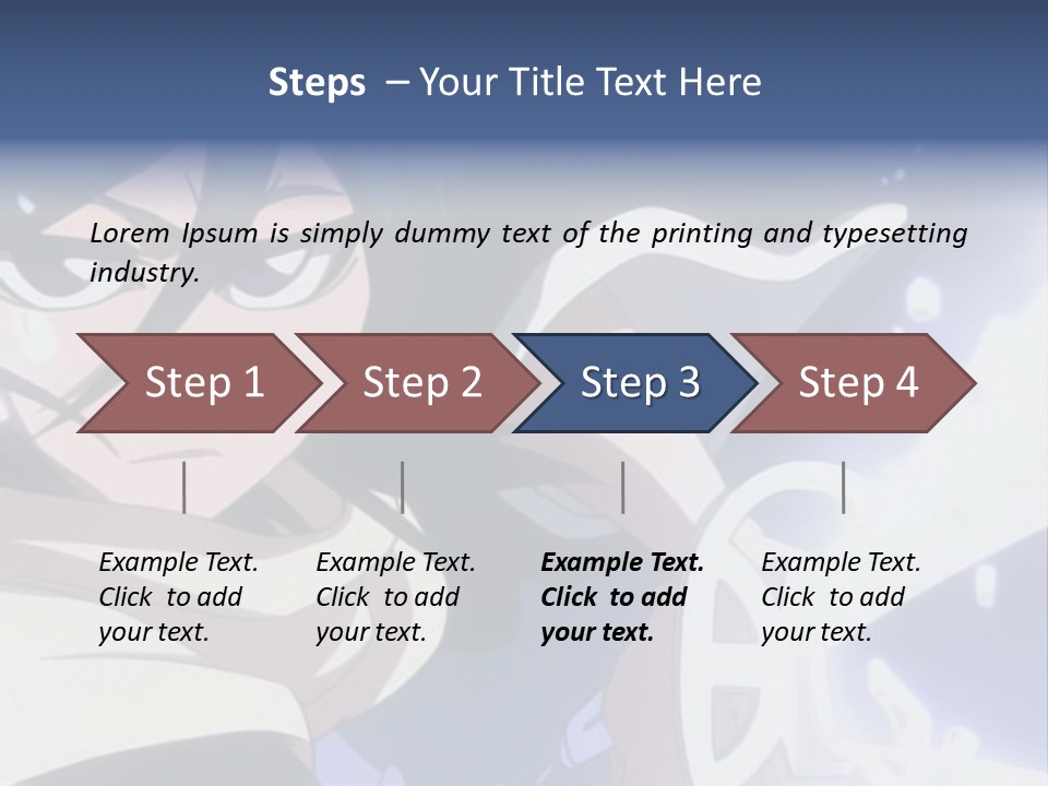 A Woman With A Clock In Her Hand PowerPoint Template