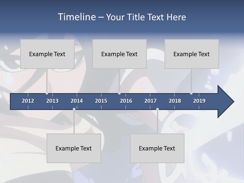 A Woman With A Clock In Her Hand PowerPoint Template