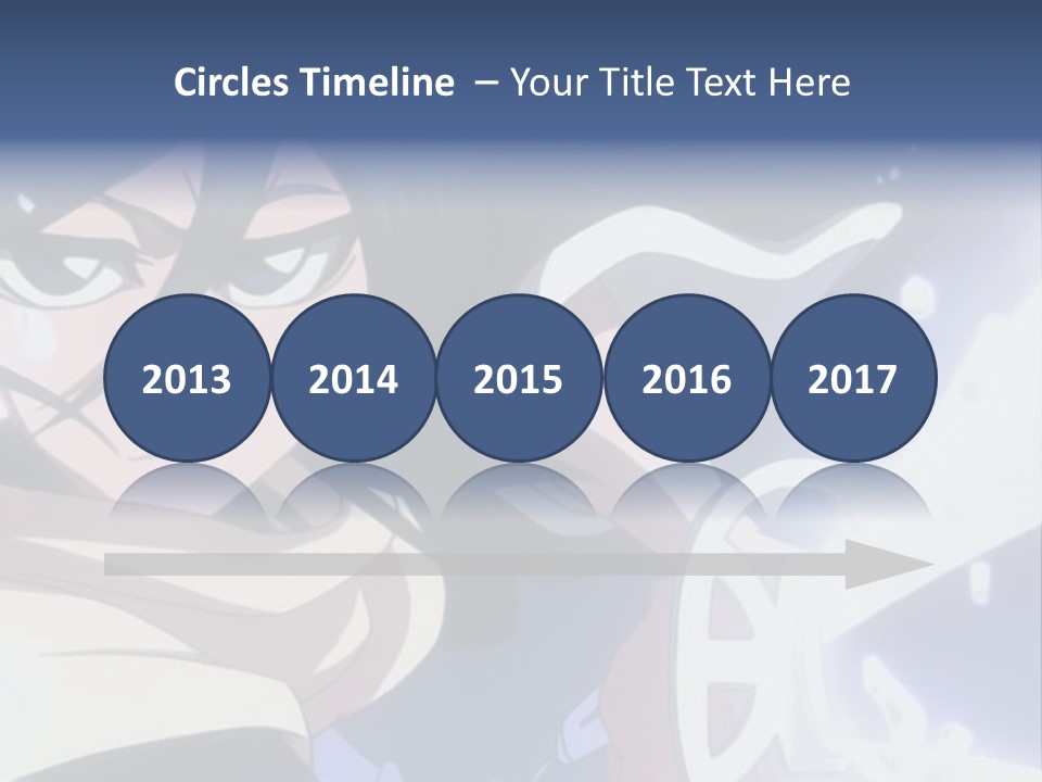 A Woman With A Clock In Her Hand PowerPoint Template