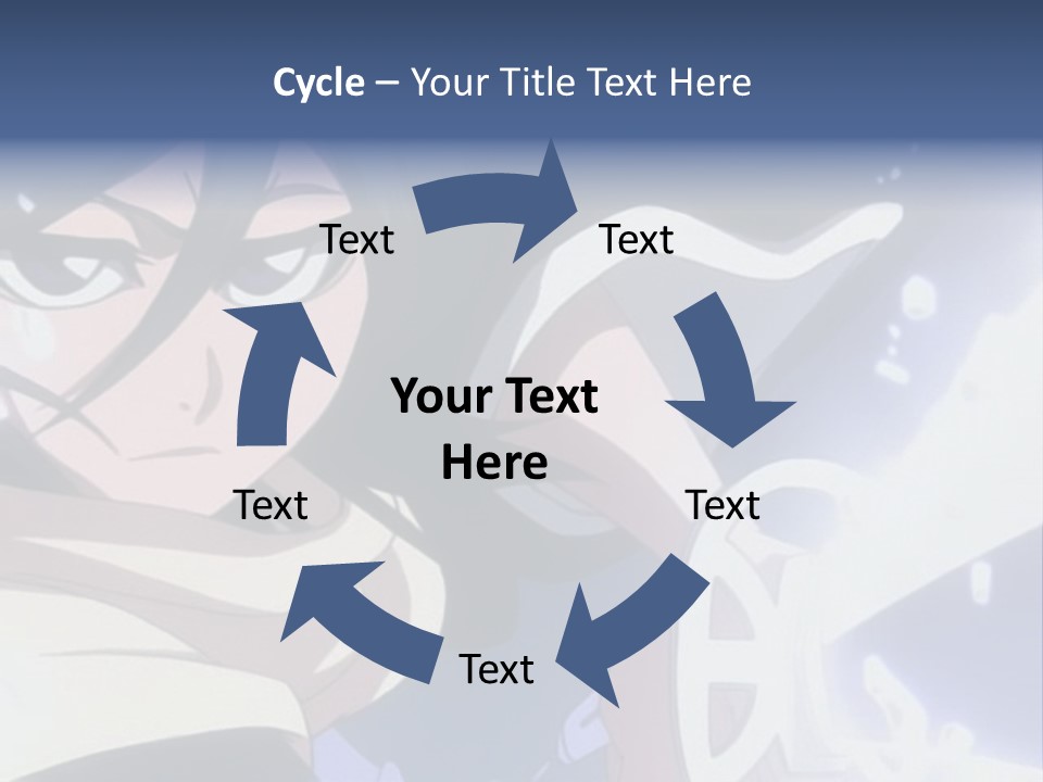 A Woman With A Clock In Her Hand PowerPoint Template