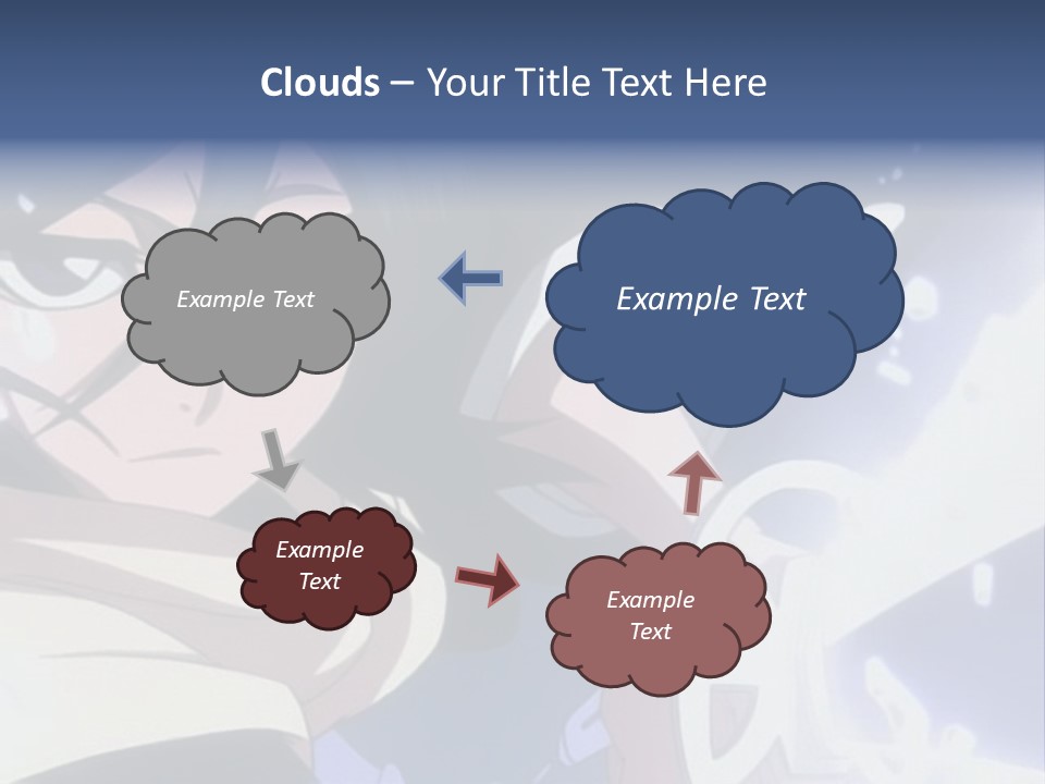 A Woman With A Clock In Her Hand PowerPoint Template