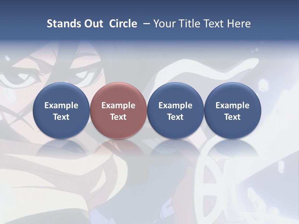 A Woman With A Clock In Her Hand PowerPoint Template