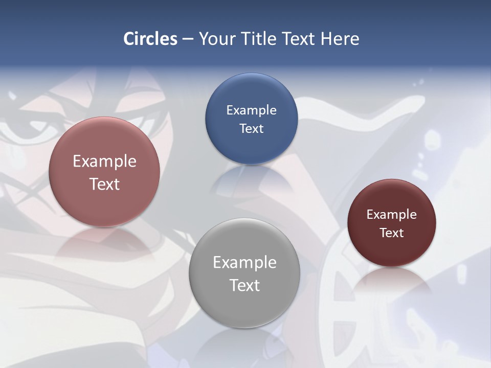 A Woman With A Clock In Her Hand PowerPoint Template