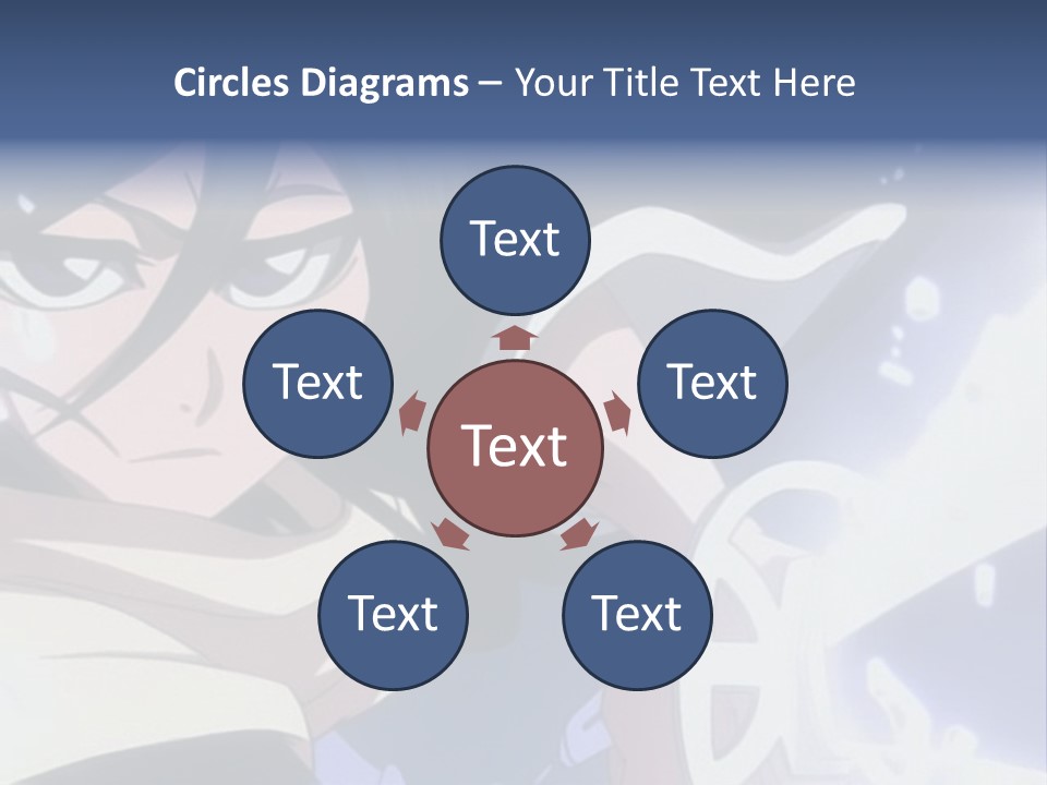 A Woman With A Clock In Her Hand PowerPoint Template