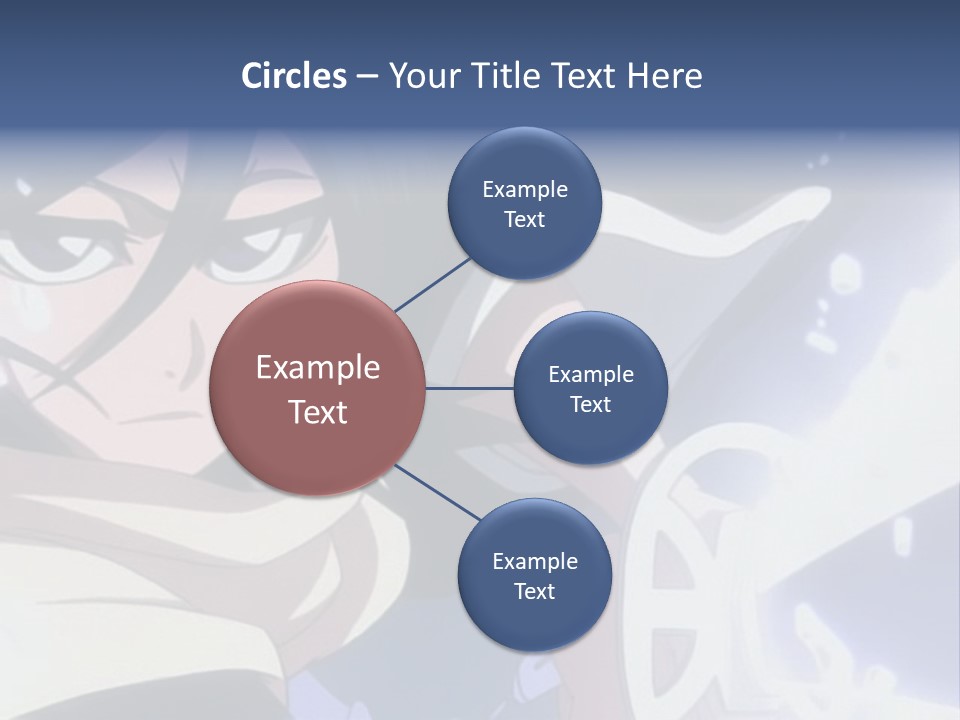 A Woman With A Clock In Her Hand PowerPoint Template