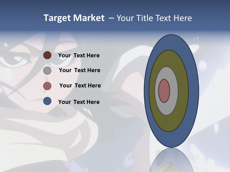 A Woman With A Clock In Her Hand PowerPoint Template