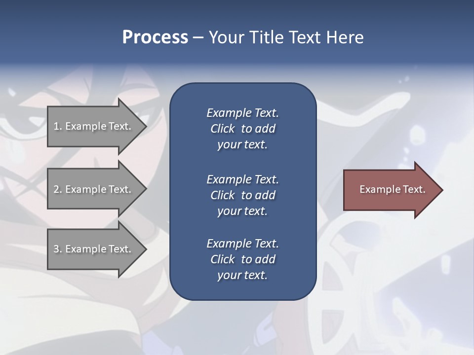 A Woman With A Clock In Her Hand PowerPoint Template